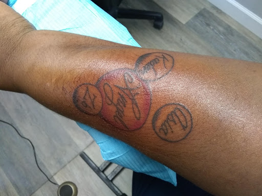 Explore 2 daughters tattoo ideas, creative tattoo ideas in Myrtle Beach, available at Aces High Tattoo