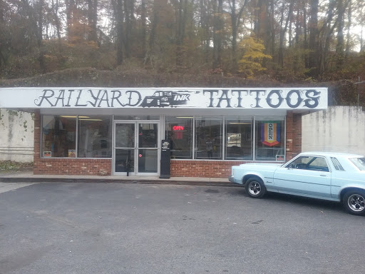 Explore dog memorial tattoo ideas, creative tattoo ideas in Roanoke, available at RailYard INK