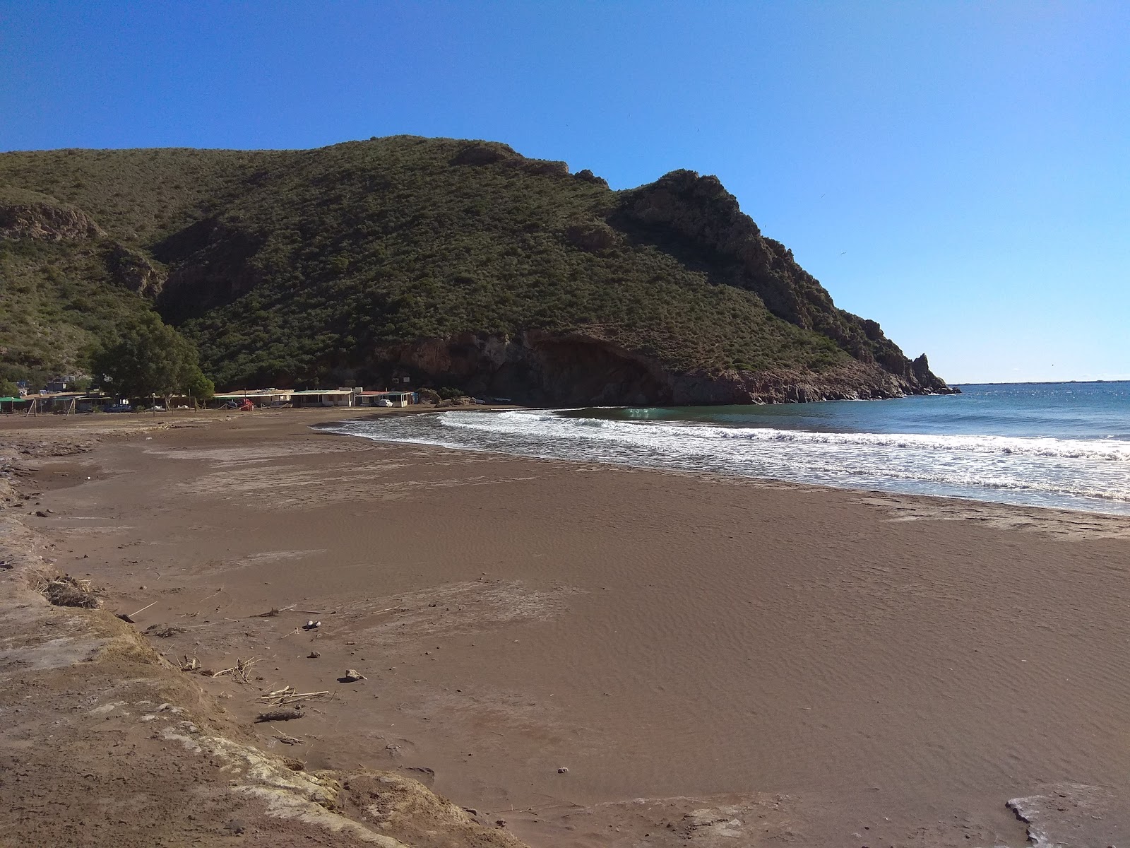 Foto av Playa Gorguel med blått vatten yta