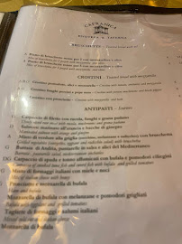 Enoteca e Taverna Capranica à Rome menu