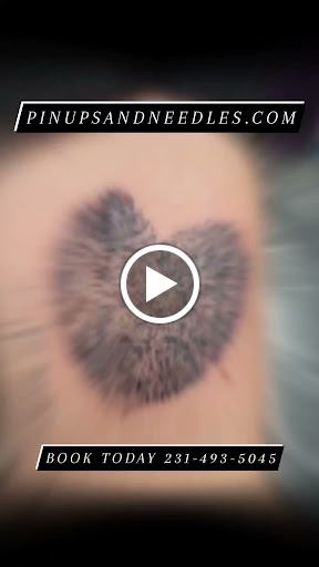 Explore family arm sleeve tattoo ideas, creative tattoo ideas in Traverse City, available at Pinups & Needles