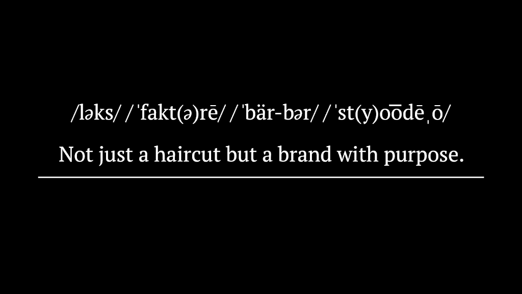L|X FACTORY BARBER STUDIO 08882