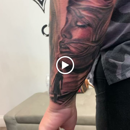 Explore mens dark tattoo ideas, creative tattoo ideas in Harrisburg, available at Capital Tattoo Company