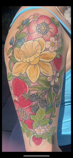 Explore persona tattoo ideas, creative tattoo ideas in Clintonville, available at Honey Heart Tattoo