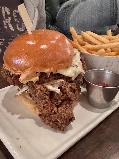 Hot honey chicken sando. Pretty average. 