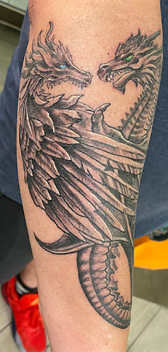 Explore elder scrolls tattoo ideas, creative tattoo ideas in Mesa, available at Club Tattoo