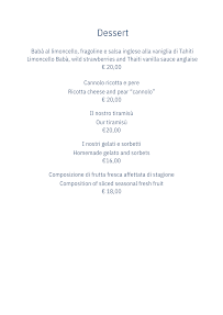 Restaurant Remmese Restaurant à Positano (la carte)