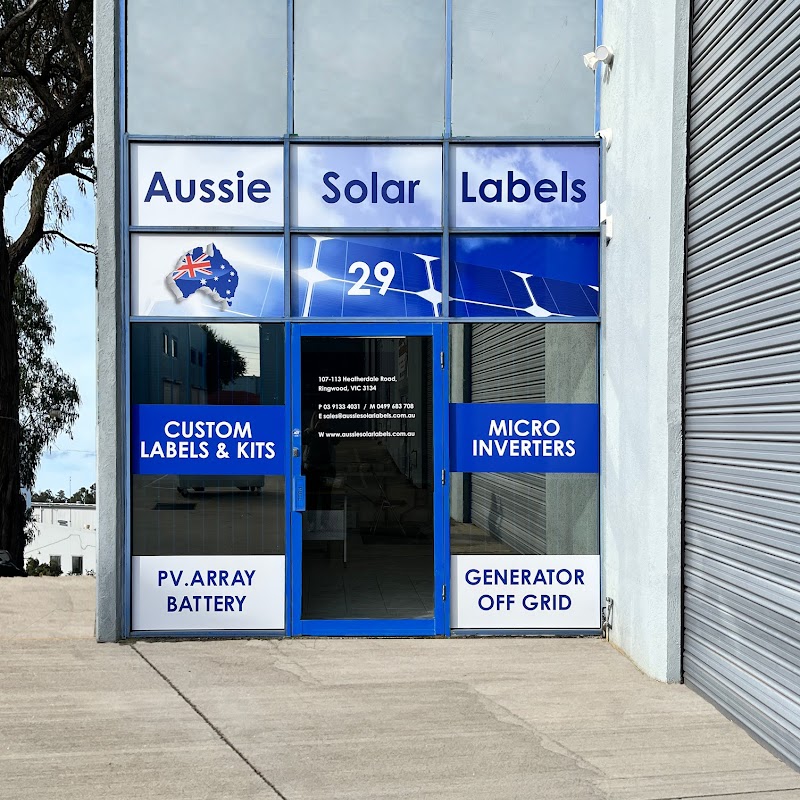Aussie Solar Labels