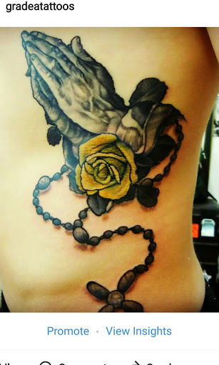 Explore small jesus tattoo ideas, creative tattoo ideas in Fort Wayne, available at Grade A Tattoos and Body Piercing