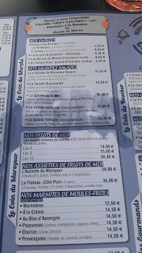 Côte Port à Les Sables-d'Olonne menu