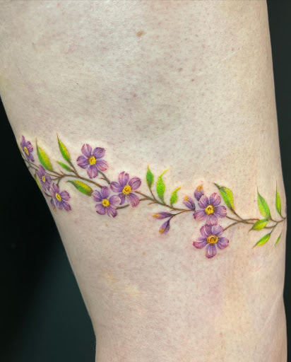 Explore wifes name tattoo ideas, creative tattoo ideas in Goose Creek, available at Red Kirin Tattoo