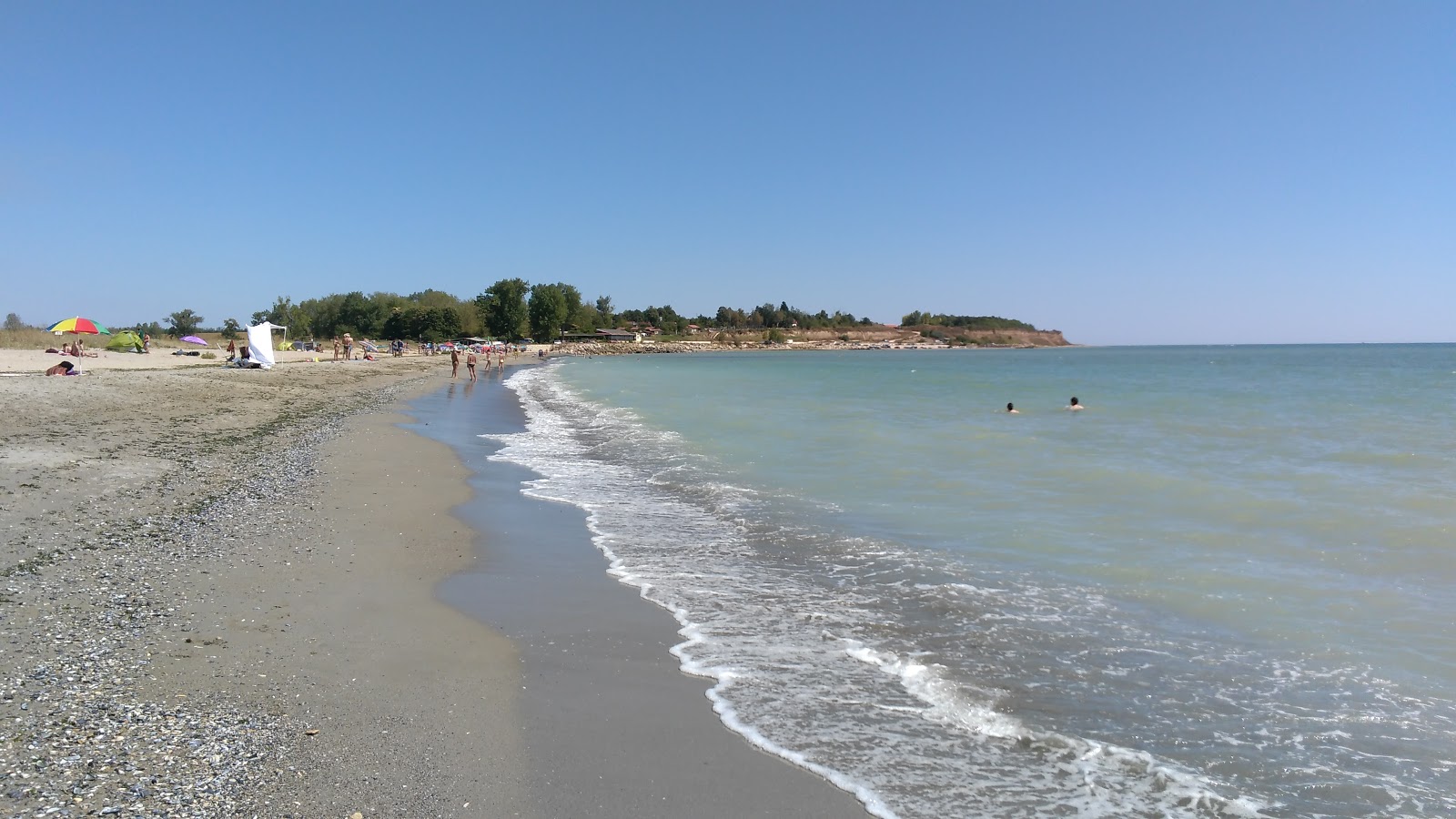 Foto di Durankulak beach II con una superficie del sabbia grigia