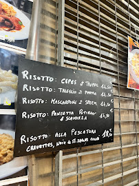 Restaurant italien Mangiamo-Italiano - Les italiens du marché à Paris (le menu)