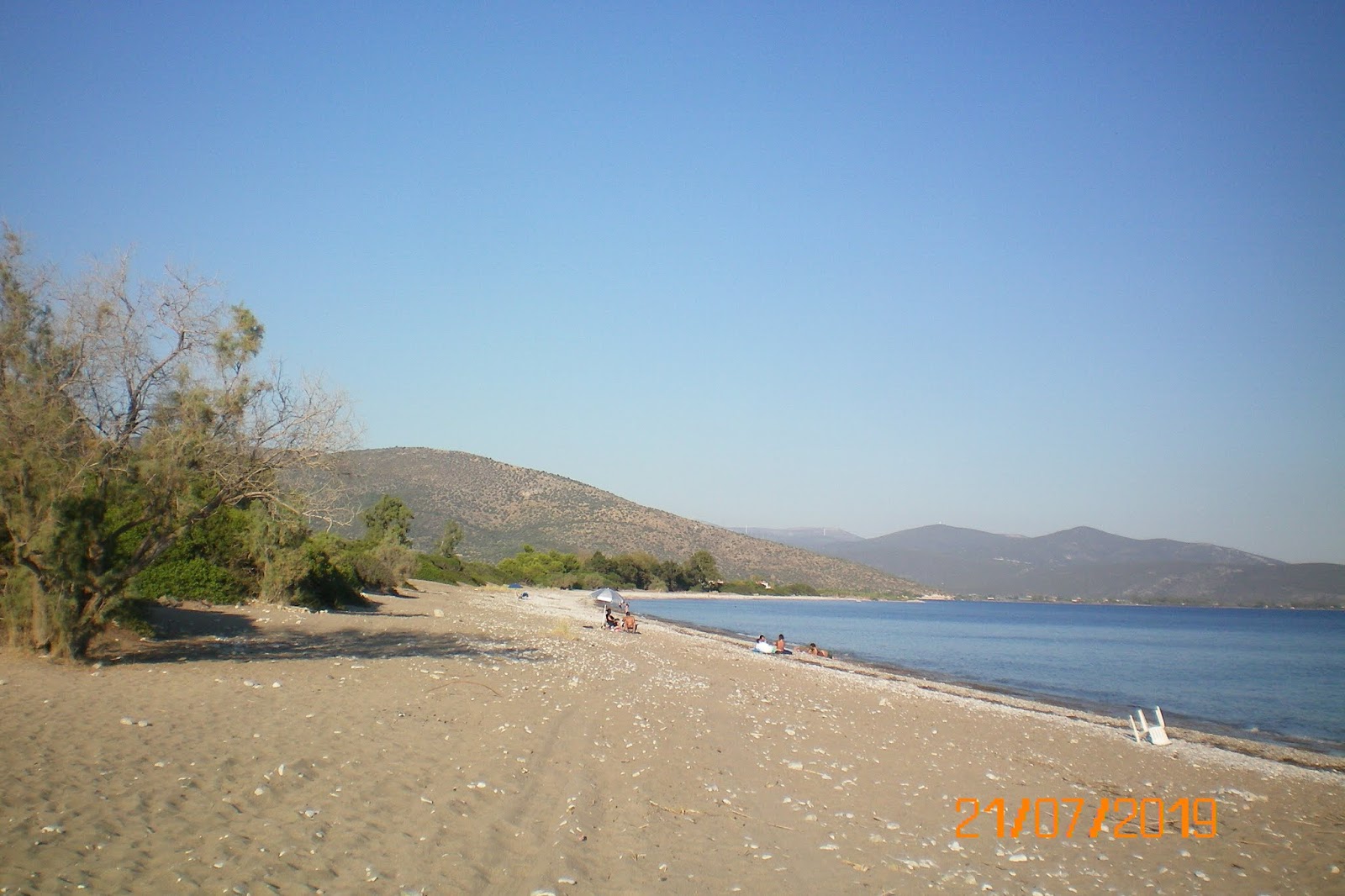 Foto van Kantia beach met blauw puur water oppervlakte