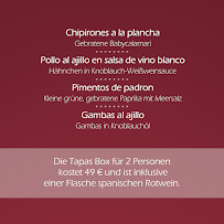 Menu du Restaurant KLEEBERG Tapas & Wein Bar à Willich