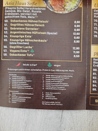 Asia Haus Lindeneck à Forst menu