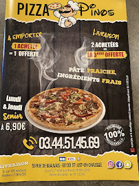 Pizza Pino's à Saint-Just-en-Chaussée carte