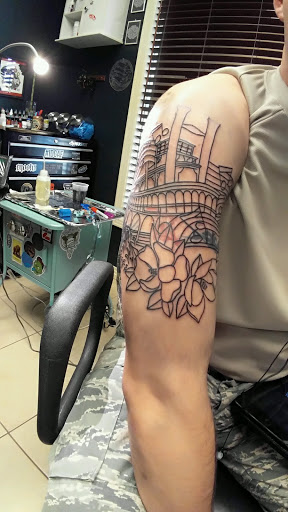 Explore father time tattoo ideas, creative tattoo ideas in San Antonio, available at The Ink Retreat LLC