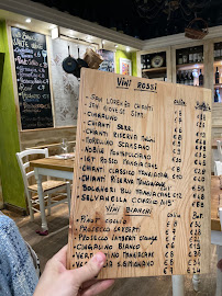 Menu / carte de LA BOTTEGA DI VIA MAGGIO OSTERIA IN BOTTEGA à Florence