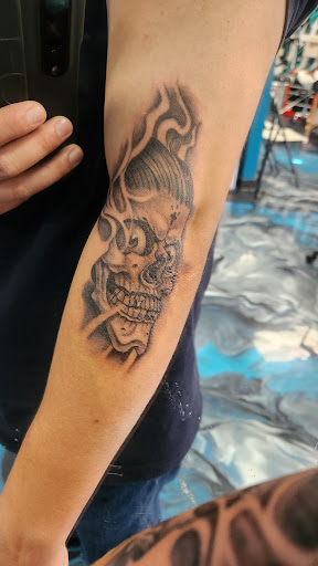 Explore hip tattoo cover up ideas, creative tattoo ideas in Whittier, available at Whittier Tattoo