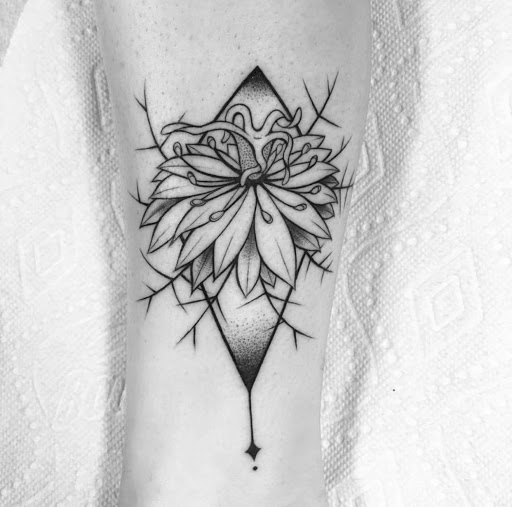 Explore dog tag tattoo ideas, creative tattoo ideas in Portland, available at Ritual Arts