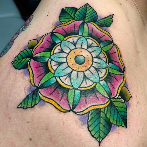 Explore fishing pole tattoo ideas, creative tattoo ideas in Pittsburgh, available at Atlas and Anchor Tattoo