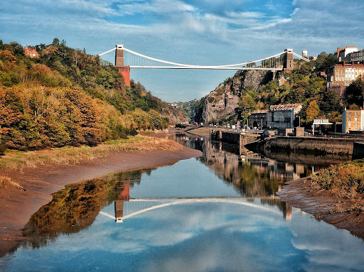 Glass bridge Cardiff