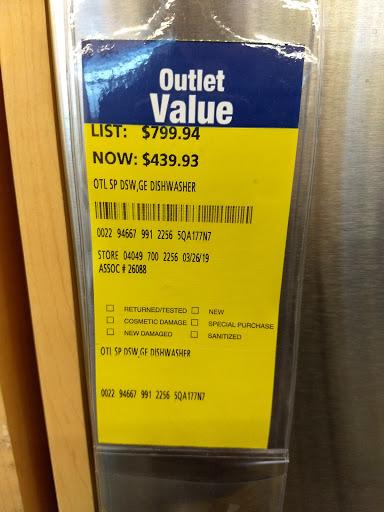 Appliance Store «Sears Outlet», reviews and photos, 500 W Warner Ave, Santa Ana, CA 92707, USA