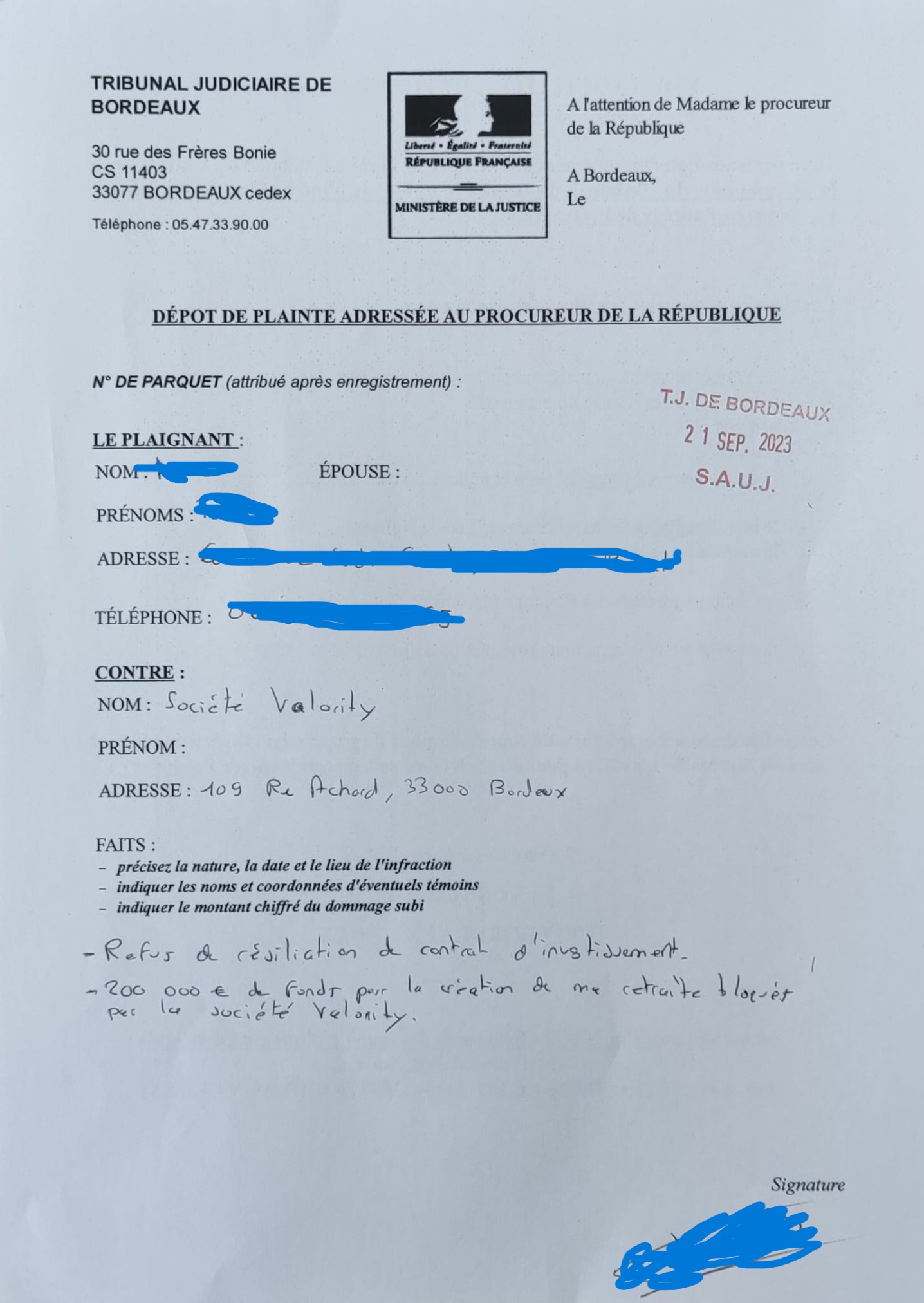 Photo n° 1 de l'avis de Thomas.o fait le 15/09/2023 à 07:21