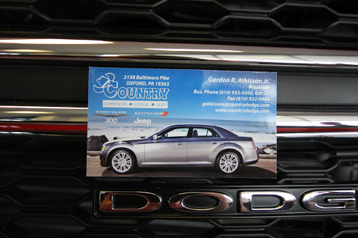 Chrysler Dealer «Country Chrysler Dodge Jeep», reviews and photos, 2158 Baltimore Pike, Oxford, PA 19363, USA