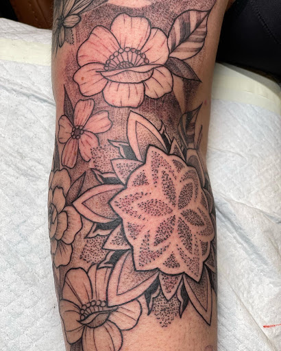 Explore lioness tattoo ideas for females, creative tattoo ideas in Mount Juliet, available at Division Street Tattoo Company