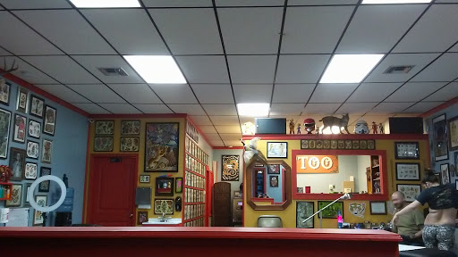 Explore background shading tattoo ideas, creative tattoo ideas in Metairie, available at Galactic Tattoo Studio