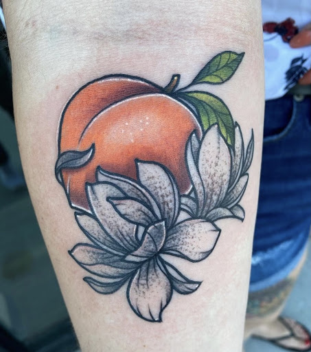 Explore collarbone tattoo ideas, creative tattoo ideas in Davenport, available at Fine Ink Studios Tattoos