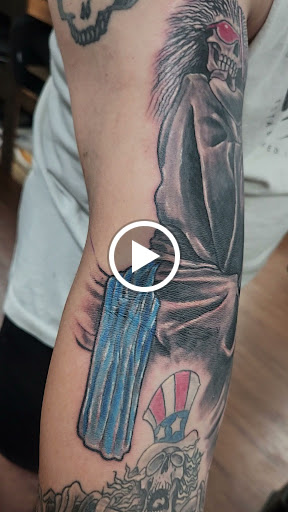 Explore tattoo ideas for top of foot, creative tattoo ideas in Rogers, available at Saved by Grace Tattoo Studio