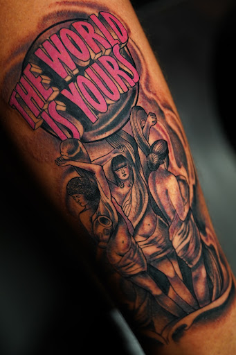 Explore life tattoo ideas, creative tattoo ideas in New York, available at Red Baron Ink Tattoo and Piercing