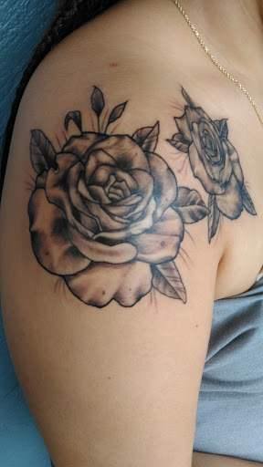 Explore women's collarbone tattoo ideas, creative tattoo ideas in Myrtle Beach, available at Aces High Tattoo