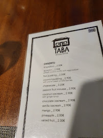 Carte du Taba à Aldeia de Juzo