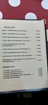 Menu / carte de Marco Wirsching zur alten Kelter à Gundelsheim