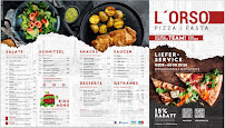 Menu / carte de Pizza L'Orso Mülheim an der Ruhr à Mülheim