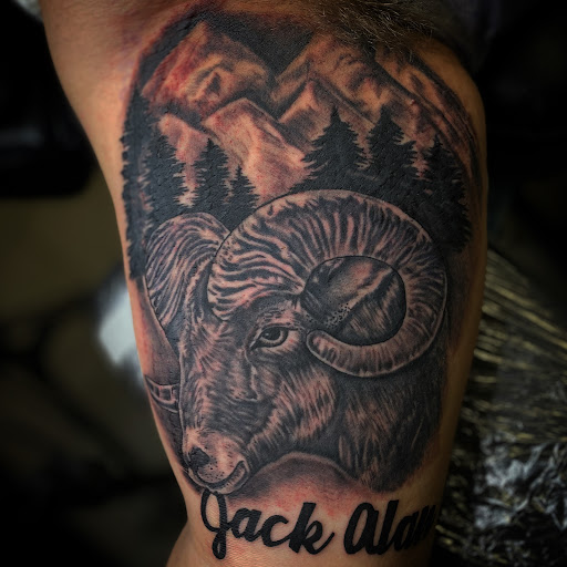 Explore labrador tattoo ideas, creative tattoo ideas in Passaic, available at District 36 Tattoo Parlor