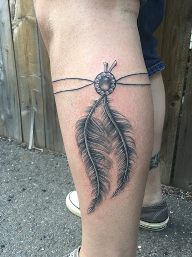 Explore dog tags tattoo ideas, creative tattoo ideas in Manchester, available at Seven Ravens Tattoo