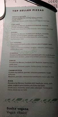 Carte du La Capannina Pizza and Grill à Riva del Garda