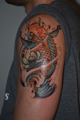 Explore 3 percent tattoo ideas, creative tattoo ideas in Worcester, available at Unholy Grail Tattoo Inc