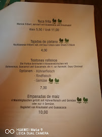 Restaurant latino-américain Mestiza Latino Casual Food à Konstanz (la carte)