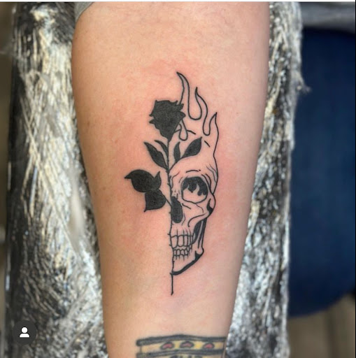 Explore spinal tattoo ideas, creative tattoo ideas in Goose Creek, available at Red Kirin Tattoo