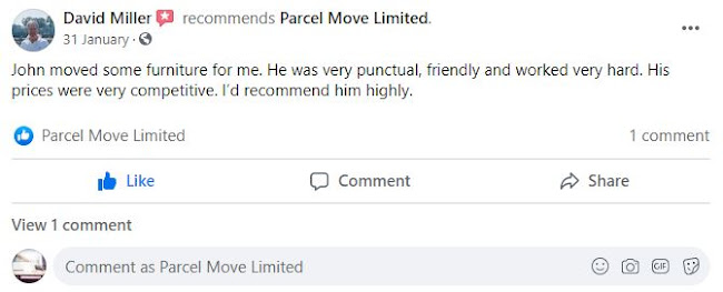 Comments and reviews of Parcel Move Limited