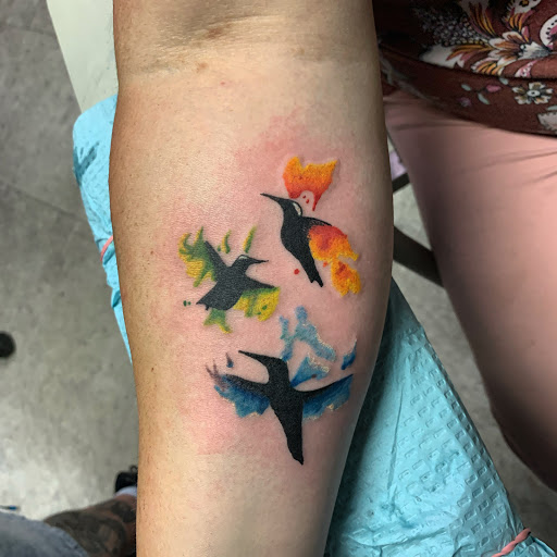 Explore blood type tattoo ideas, creative tattoo ideas in Hudson Falls, available at ALTERED ADDICTION TATTOOS