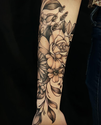 Explore ocean tattoo ideas, creative tattoo ideas in Port Orange, available at Electric Shark Tattoo Studio