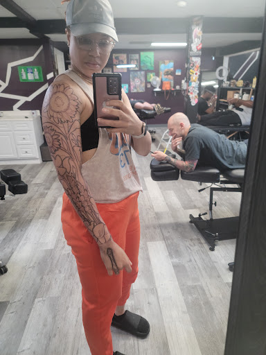 Explore sleeve tattoo background ideas, creative tattoo ideas in Raleigh, available at Inkability Tattoo