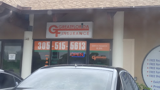 GreatFlorida Insurance - Anakarina Callejas, B-, 10471 N Kendall Dr #101, Miami, FL 33176, Insurance Agency